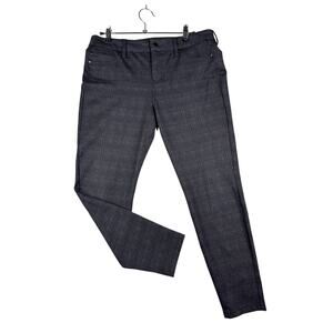 Liverpool Los Angeles Petite Slim Straight Pants Charcoal Speckle Size 6/28